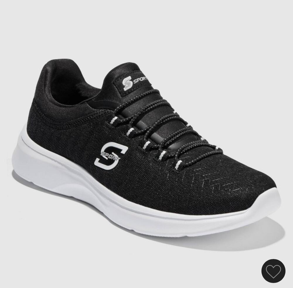 S Sport By Skechers Womens Rummie 2.0-Black-size 8.5